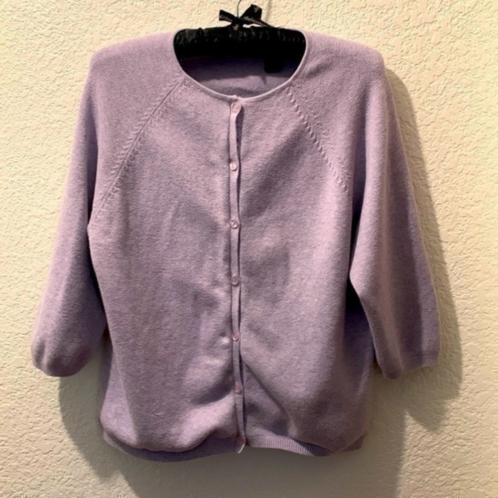 Liz Claiborne Liz Sport medium Lavender sweater